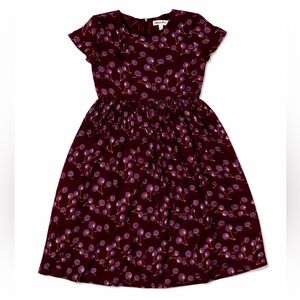 NWOT Emma Riley Purple Cherry Dress
